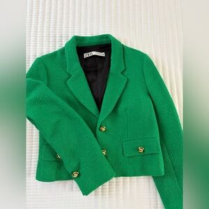 Zara Green Blazer